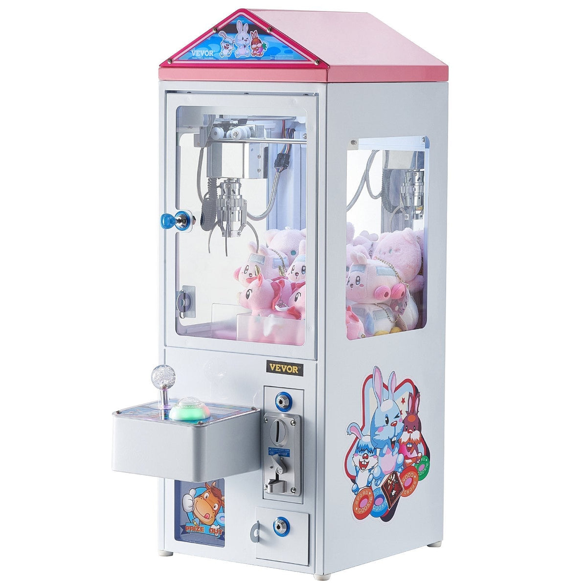 Mini Claw Machine: Countertop Prize Grabber with Lights and Sound