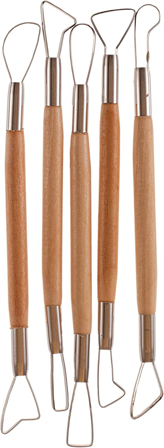 Double-ended wire loop sculpting tools