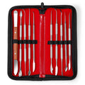 10-piece stainless dental wax carver set