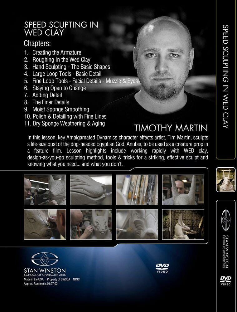 Speed Sculpting in WED Clay with Timothy Martin (Stan Winston School DVD)