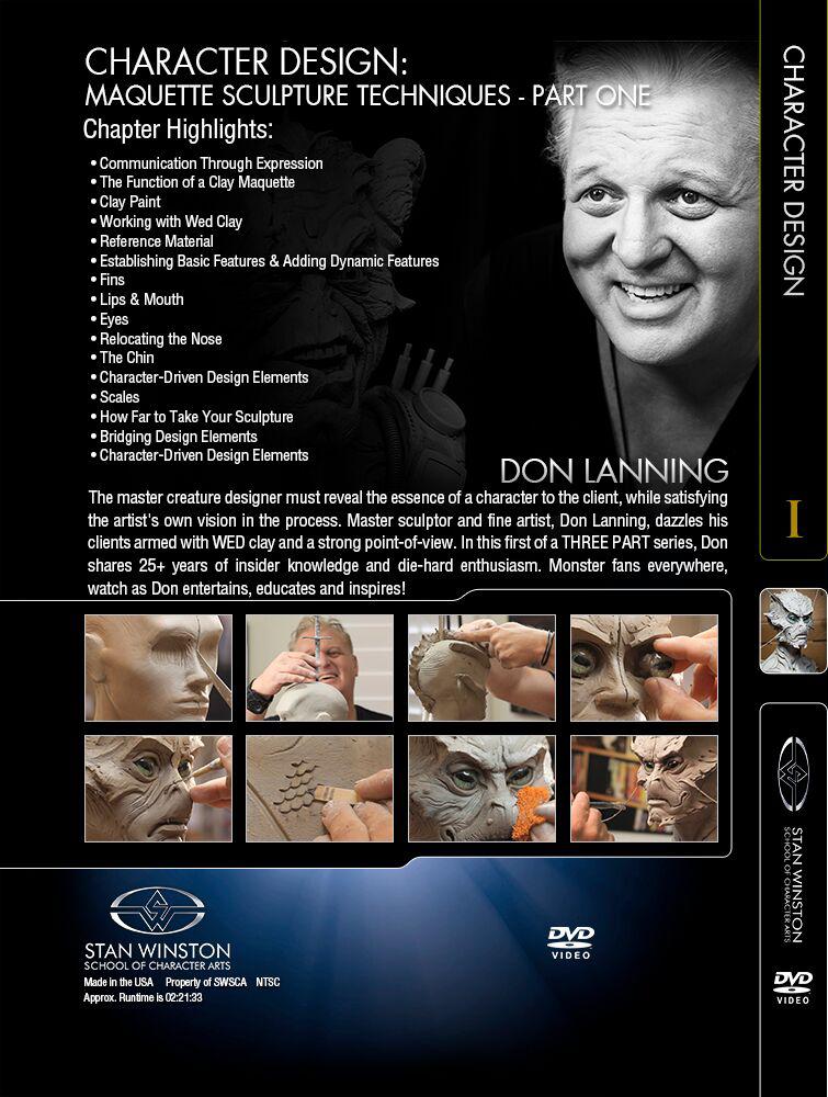 Character Design: Maquette Sculpture with Don Lanning (Stan Winston School DVD)