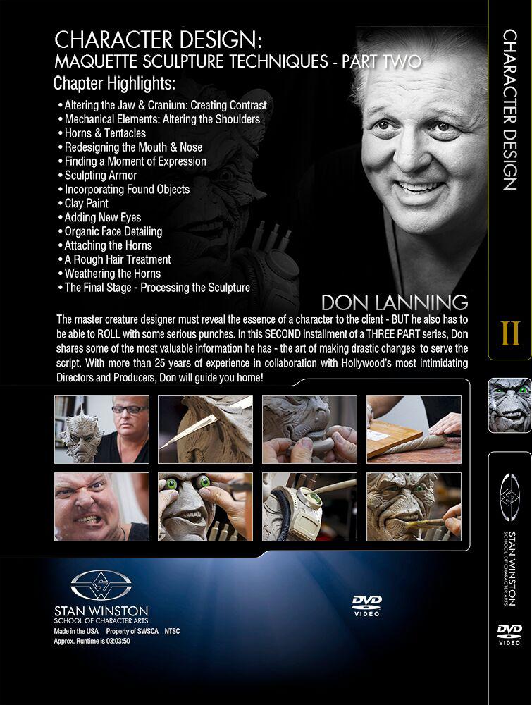 Character Design: Maquette Sculpture with Don Lanning (Stan Winston School DVD)