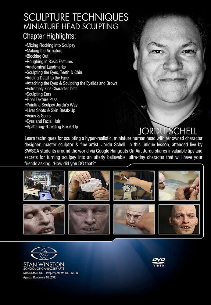 Miniature Head Sculpting in Super Sculpey with Jordu Schell (Stan Winston School DVD)