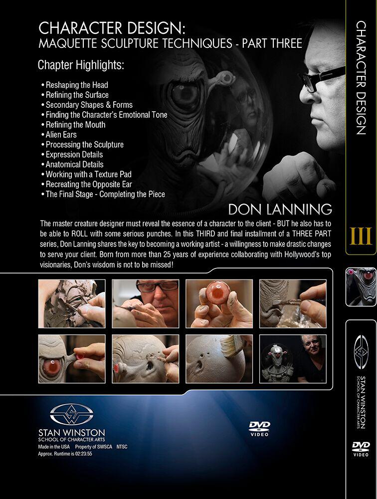 Character Design: Maquette Sculpture with Don Lanning (Stan Winston School DVD)
