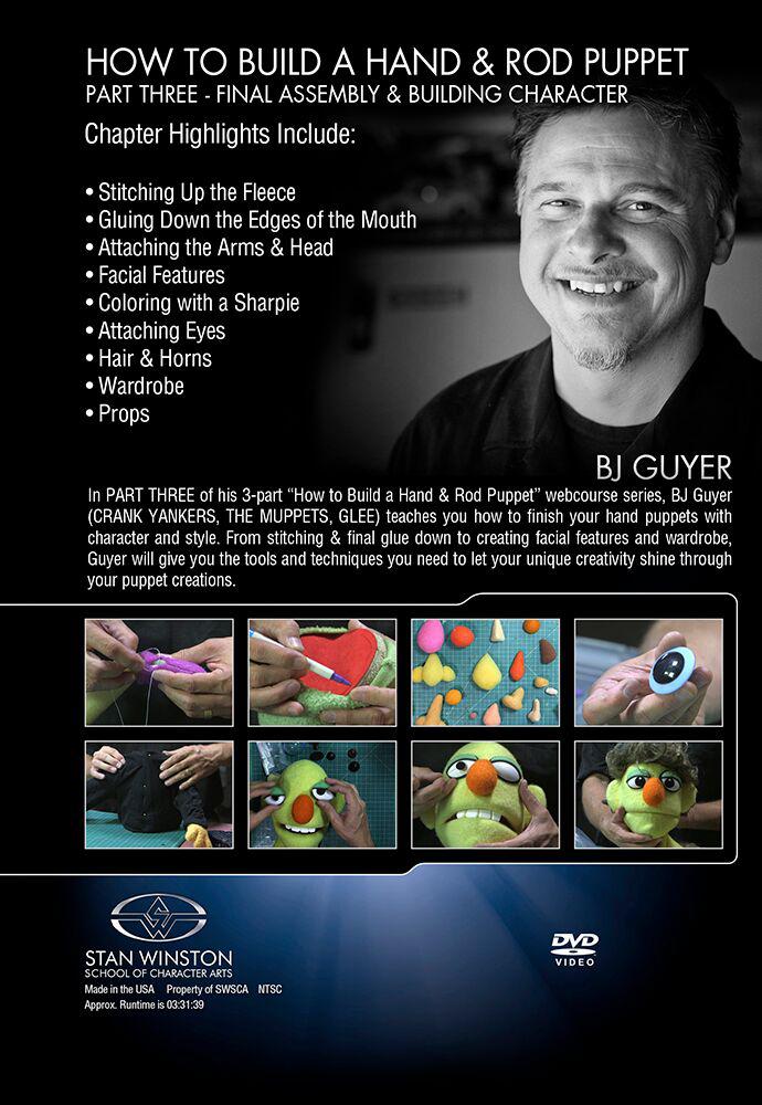 How to Build a Hand & Rod Puppet with BJ Guyer (Stan Winston School DVD)