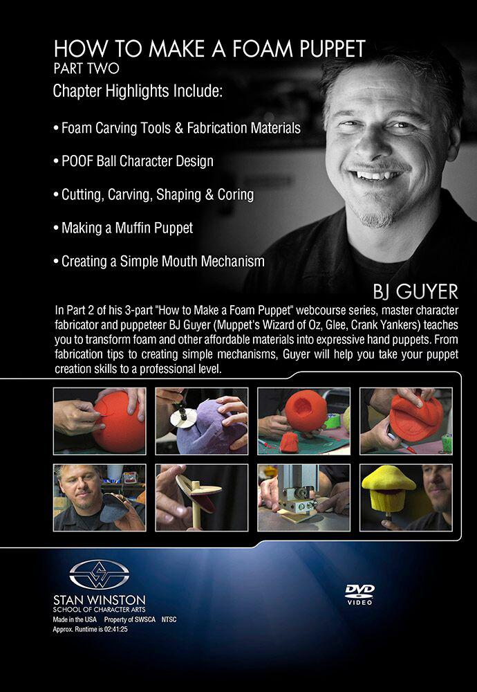 How to Make a Foam Puppet with BJ Guyer (Stan Winston School DVD)