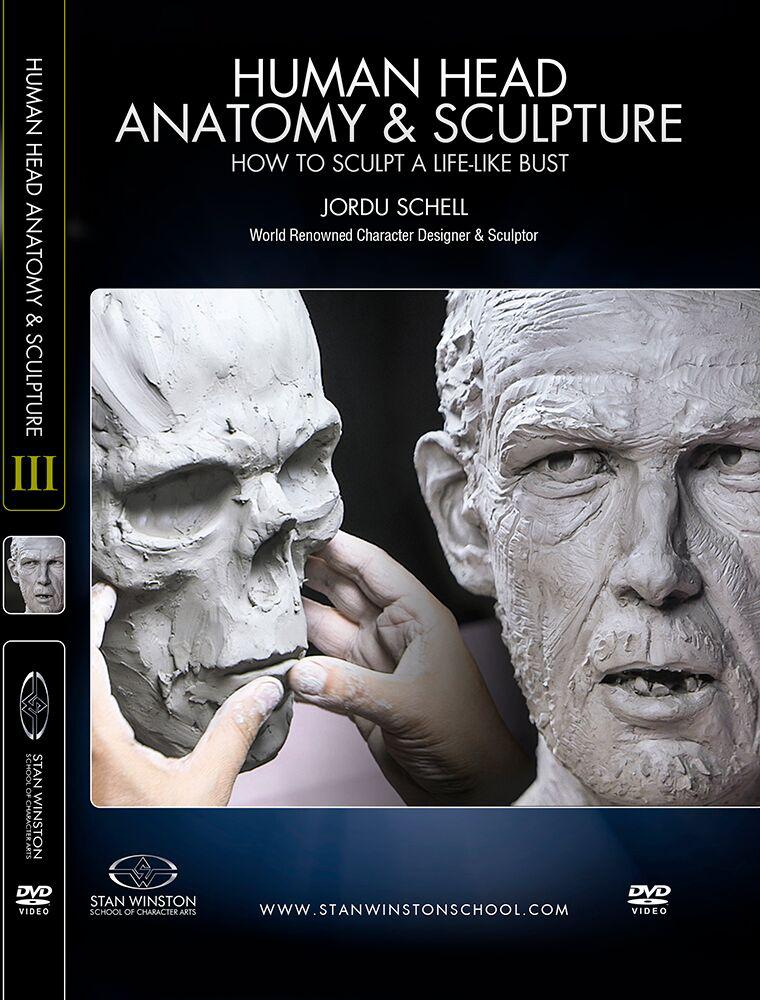 Human Head Anatomy & Sculpture with Jordu Schell (Stan Winston School DVD)