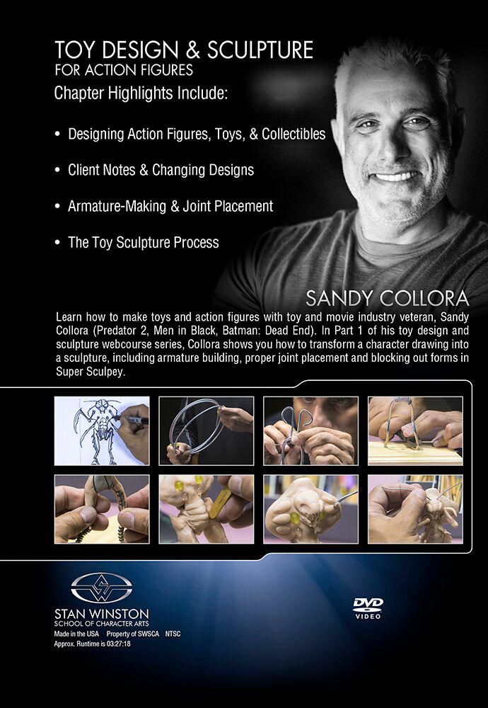 Toy Design & Sculpture for Action Figures with Sandy Collora (Stan Winston School DVD)
