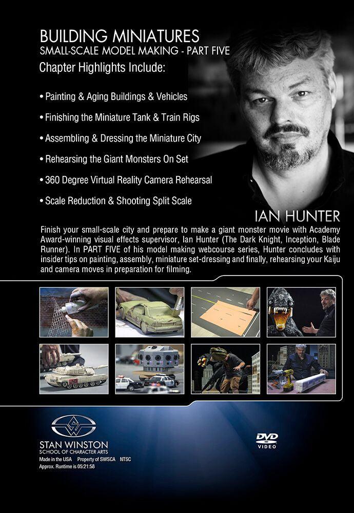 Building Miniatures: Small-Scale Model Making with Ian Hunter (Stan Winston School DVD)