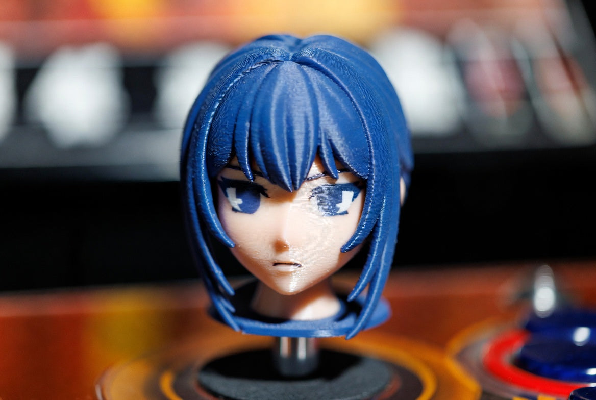 WigSticks Anime Heroine joystick topper — concept render