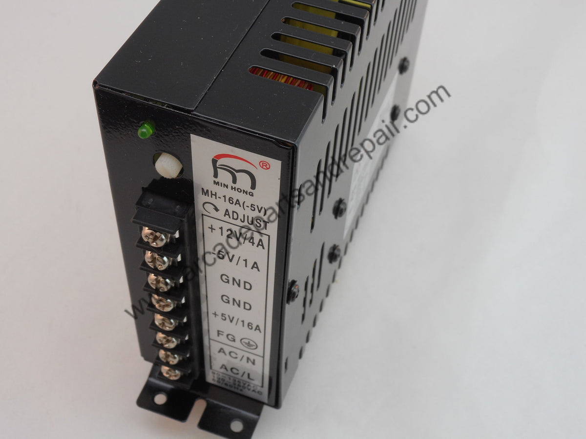 16A arcade switching power supply, +5V / +12V / -5V, JAMMA