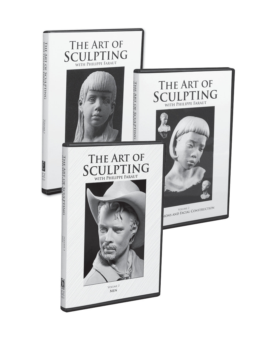 Philippe Faraut sculpting DVD - 3-DVD set: Art of Sculpting (1-3)