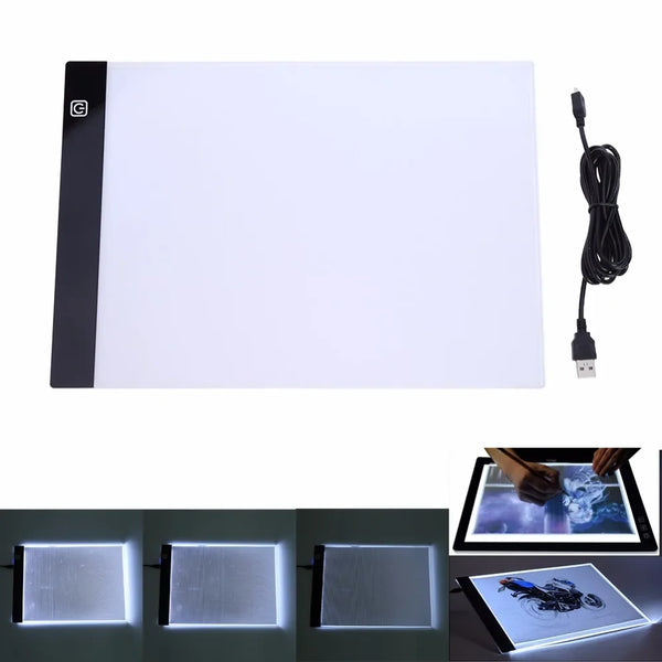 A4 LED Light Pad for Tracing and 2D Animation (Dimmable)