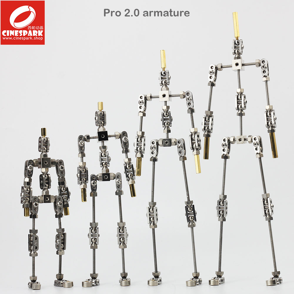 Pro 2.0 ball-and-socket armature kit with tie-downs