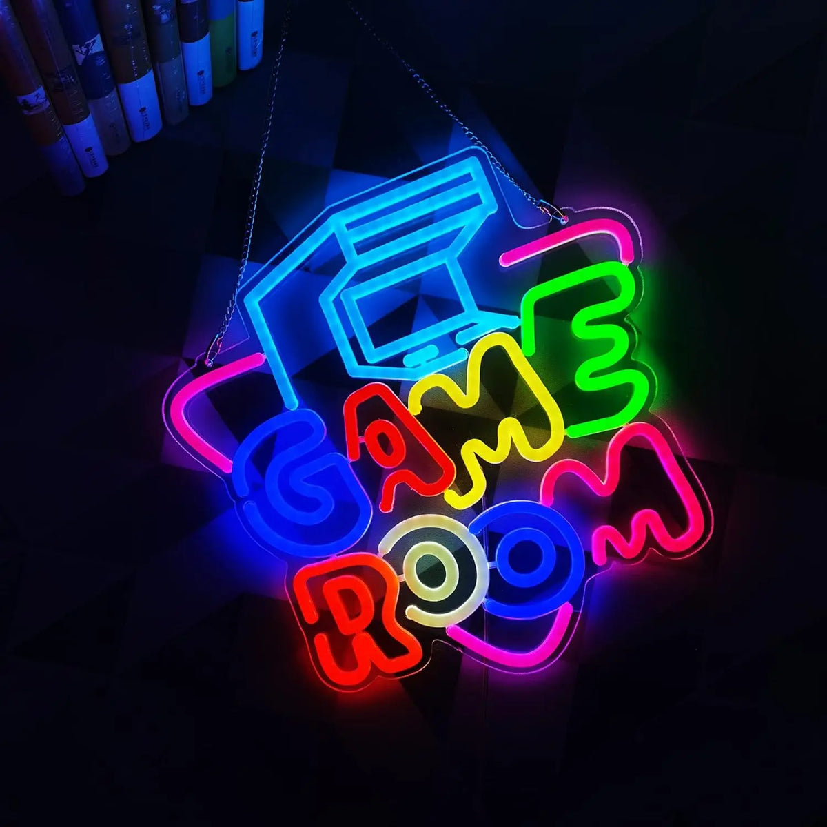 Game Room Neon Sign LED Neon Light for Wall Decor USB Powered for Bedroom Bar Shop Game Room Man Cave Decor Gifts for Game Lover
