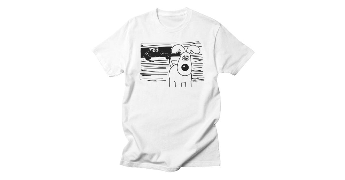 Gromit and Shaun the Sheep official Aardman t-shirt