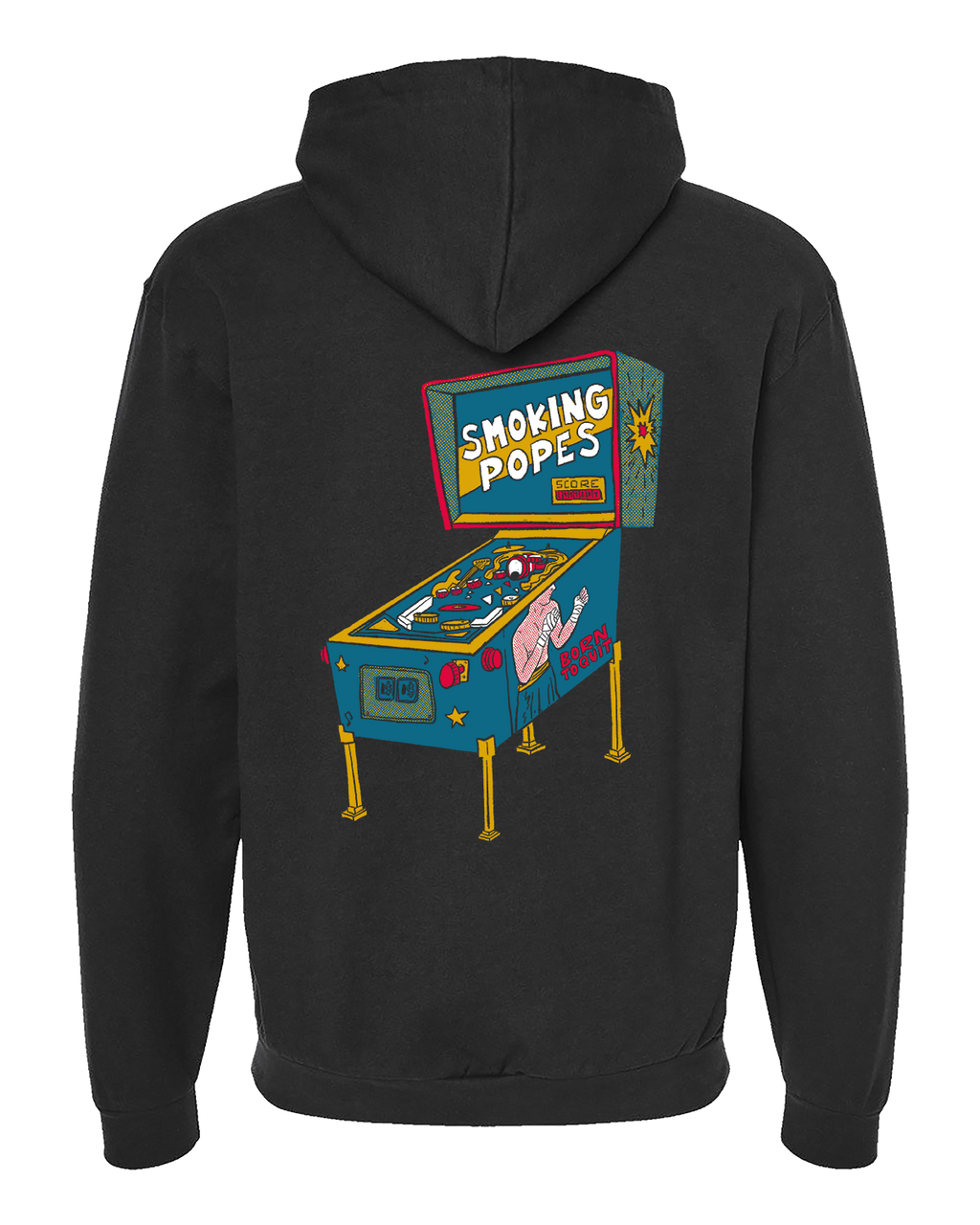Smoking Popes "Born To Quit Pinball" Full Zip Hoodie