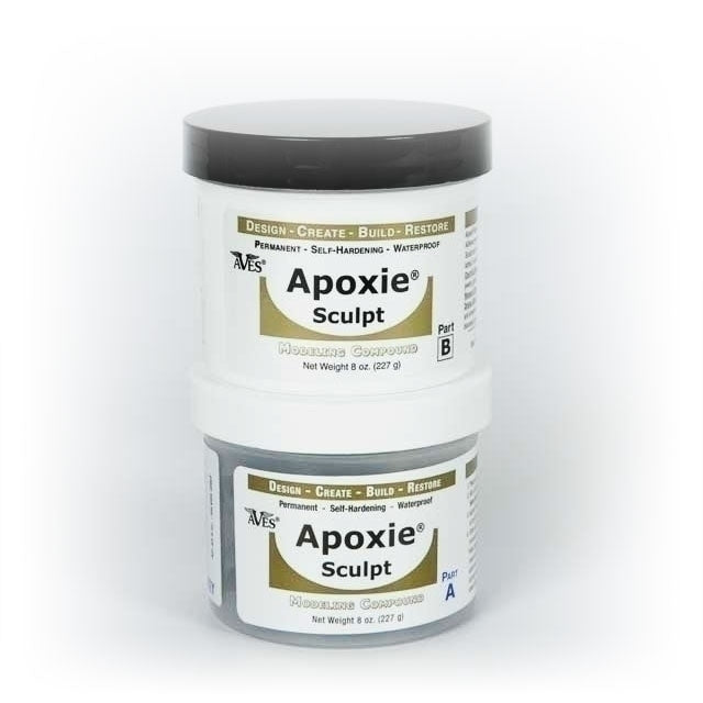 Aves Apoxie Sculpt part A and part B jars